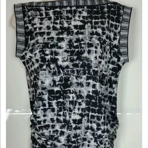 BCBGMAXAZRIA black/combo mini dress